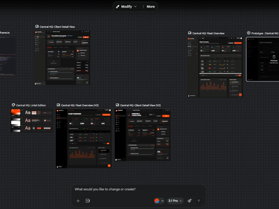 A screenshot of the Google Stitch ui